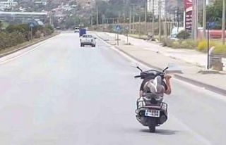 Motosikletin parası kadar ceza yazıldı