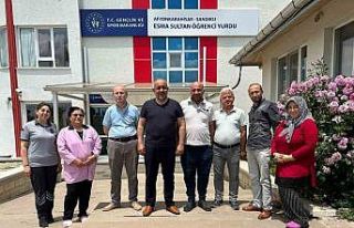 Müdür Kasapoğlu, yurtlarda incelemelerde bulundu