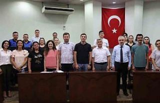 Nazilli Belediyesi personeli hizmet içi eğitimlerle...