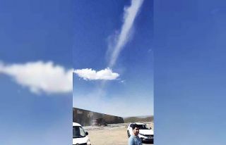 Nemrut kalderasında hortum