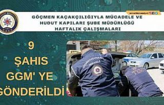 Nevşehir’de 9 göçmen sınır dışı edildi