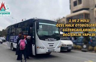 Nevşehir’de otobüs güzergâhları değişti