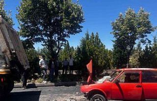 Nevşehir’de trafiğe kapalı yola girdi, dehşet...