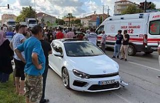 Otomobil ile motosiklet çarpıştı: 1 ölü