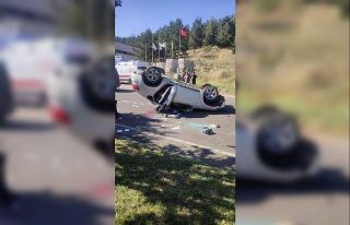 Otomobil takla attı: 1 ölü, 5 yaralı