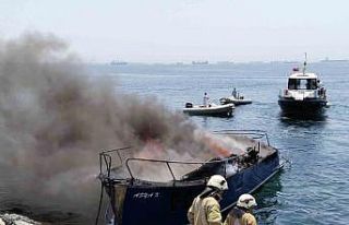 Pendik’te tekne alev topuna döndü