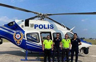 Polisin bayram boyunca havadan ve karadan trafik denetimi...