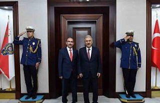 Rektör Beydemir, Emniyet Genel Müdürü Ayyıldız...