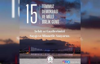 Rektör Özölçer’den ‘15 Temmuz Demokrasi ve...