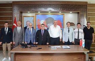 Rektör Özölçer’den Kozlu Belediye Başkanı...