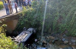 Rize’de köprüden düşen otomobildeki 1 kişi...