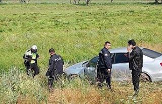 Sağanak yağmur trafik kazasına neden oldu