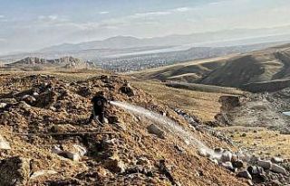 Samancılar sitesindeki yangın sonrası temizlik...