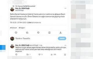 Samsun Valiliği, doktora yapılan saldırıyı kınadı