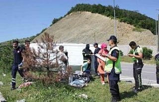 Samsun’daki minibüs kazasında yaralı sayısı...