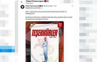 Samsunspor’da kaleci Aykut Özer ile yollar ayrıldı