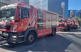 Sarıyer’de bir gıda deposunda yangın çıktı