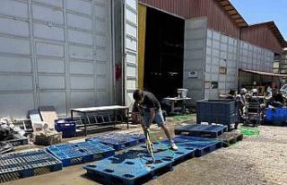 Selin ardından Bartın Atılım Sanayi Sitesi’nde...