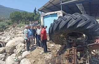 Selin vurduğu Çine Akçova’da çalışma başlatıldı