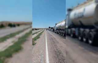 Seyir halindeki tankerden sızan gaz paniğe neden...