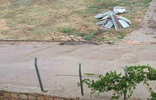 Sıcaktan kavrulan Diyarbakır’ın Dicle ilçesinde...