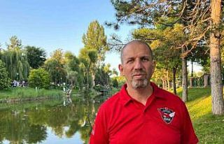 Sığ görünen sulama kanalları ve Porsuk Çayı...