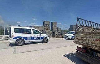 Sincan Sanayi Bölgesinde korkutan yangın