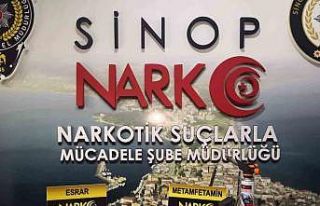 Sinop’ta uyuşturucu ticaretine 2 tutuklama
