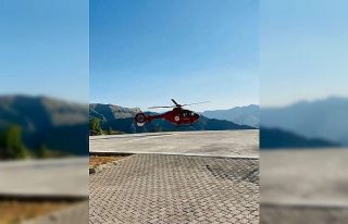Şırnak’ta helikopter ambulans help sendromlu vatandaş...
