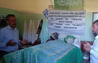 Sultan Sazlığında ’Allah dostu’ Nebi dede ziyaretçilerini...