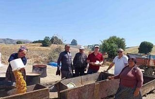 Sungurlu’da kazanlar bulgur için kaynıyor