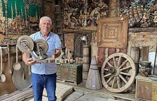 Tarım aletlerinden oluşan ’Osmanlı Torunu Köy...