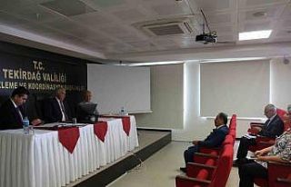 Tekirdağ İl İdare Kurulu Şube Başkanları toplantısı...