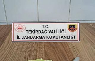 Tekirdağ’da 2 şüphelinin üzerinden uyuşturucu...