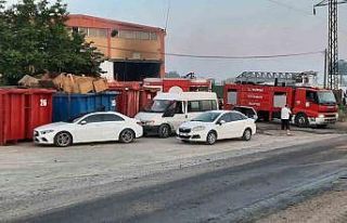 Tekirdağ’da hurda deposunda yangın