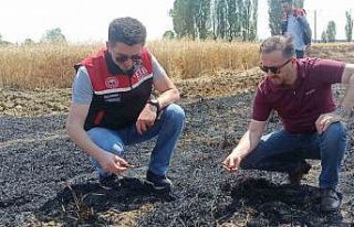 Tepebaşı İlçe Tarım Müdürlüğü yangın çıkan...
