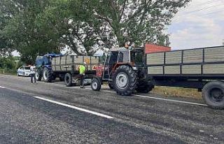 Traktör sürücülerine reflektör denetimi