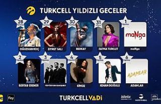 Turkcell Yıldızlı Geceler konserleri başlıyor