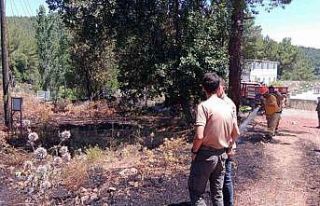 Ula yangını söndürüldü