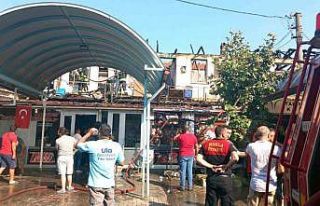 Ula’da 10 işyeri zarar gördü