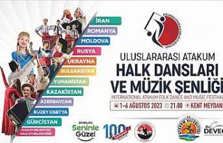 Uluslararası halk dansları toplulukları Atakum’da...