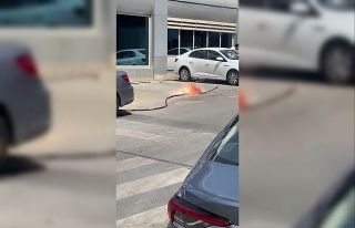 Ümraniye’de sıcaktan elektrik kabloları yandı