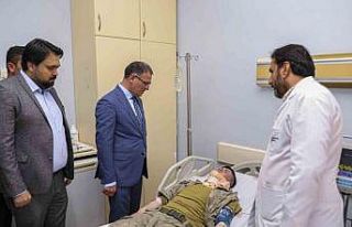 Vali Balcı, yaralı askerleri ziyaret etti