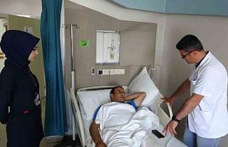 Van’da 36 yaşındaki hastaya bacak uzatma ameliyatı...