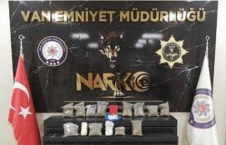 Van’da 6 kilo uyuşturucu ve bin 90 adet sentetik...