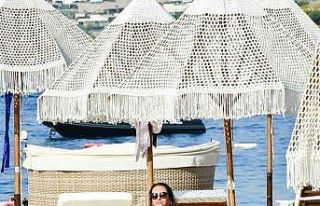 Yalnız başına tatil yaptı