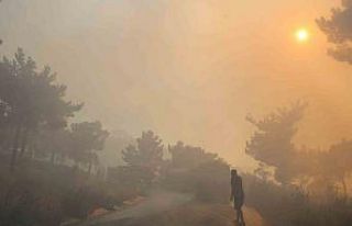 Yangına müdahaleden sıcak görüntüler: Su tankeri...