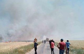 Yangını söndürmek istedi, canından oldu