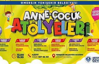 Yenişehir Belediyesi çocuk ve anne atölyeleri düzenliyor