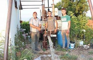 Yeraltı suları çekilmeye başladı